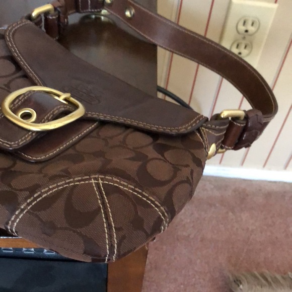 COACH SIGNATURE BROWN ON BROWN! - Picture 11 of 15